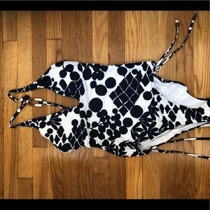 NWOT Trina Turk Navy/White Swimsuit